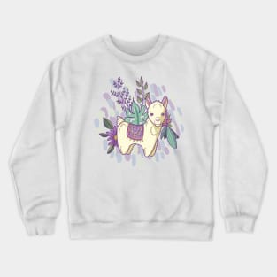 Laura the Llama Crewneck Sweatshirt